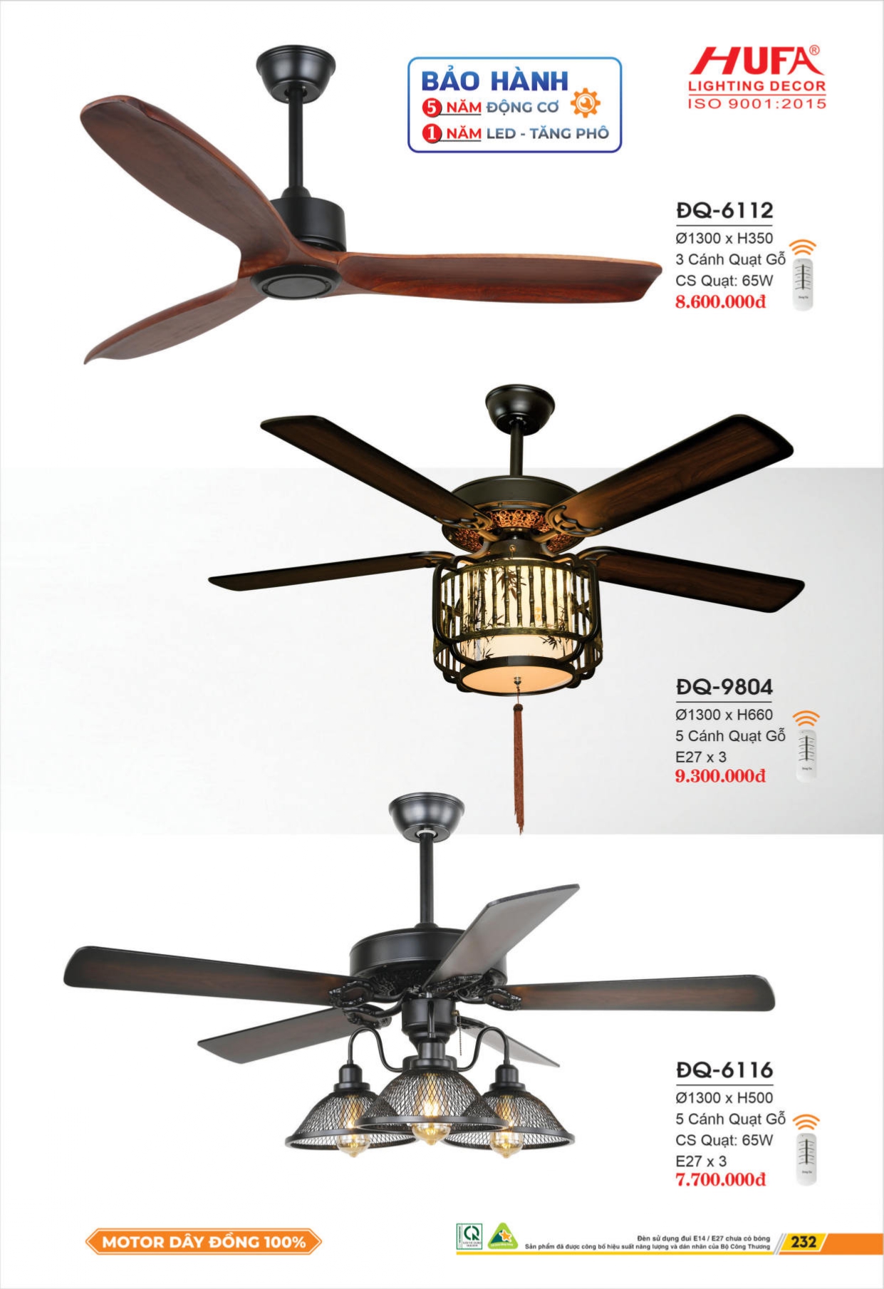 Bảng giá đèn LED HUFA 2026